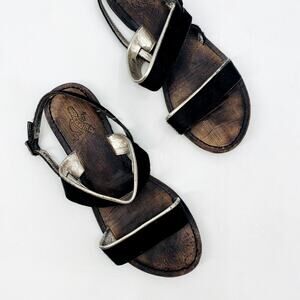 Freebird Size 39 EU Black Slingback Sandals